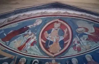 Affreschi absidali - Santuario della Madonna del Latte o di Gionzana a NovaraFrazione Gionzana