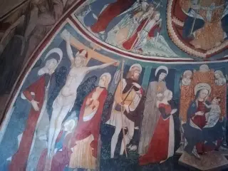 Affreschi absidali - Santuario della Madonna del Latte o di Gionzana a NovaraFrazione Gionzana