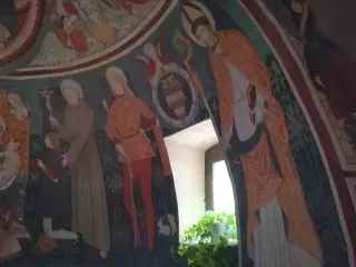 Affreschi absidali - Santuario della Madonna del Latte o di Gionzana a NovaraFrazione Gionzana