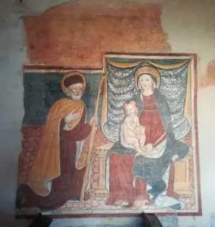 Madonna col Bambino e San Giuseppe - Santuario della Madonna del Latte o di Gionzana a NovaraFrazione Gionzana