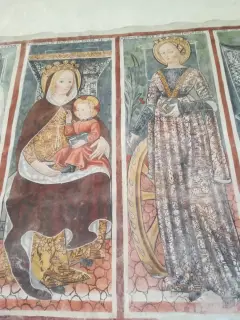 Affreschi - Chiesa di Santa Maria di Campagna a Garbagna Novarese