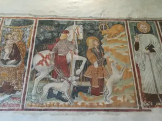 Affresco - Chiesa di Santa Maria di Campagna a Garbagna Novarese