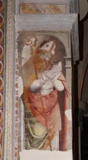 Affresco - Parrocchiale di Santa Maria ad Nives a Briona