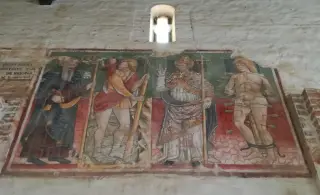 Affreschi - Chiesa Cimiteriale di Sant'Alessandro o San Pietro a Briona