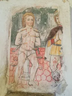 Affreschi - Chiesa Cimiteriale di Sant'Alessandro o San Pietro a Briona