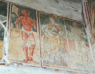 Affreschi - Chiesa Cimiteriale di Sant'Alessandro o San Pietro a Briona