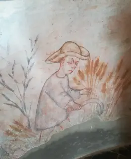 Ciclo dei mesi giugno - Chiesa Cimiteriale di San Pietro e Paolo a Fara Novarese