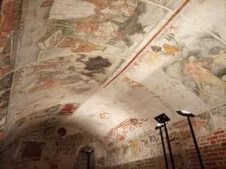 Affreschi - Cantina dei Santi a Romagnano Sesia