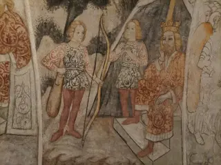 Affreschi - Cantina dei Santi a Romagnano Sesia