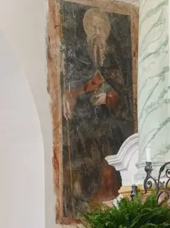 Affresco - Pieve di Santa Maria di Naula a Serravalle SesiaFrazione Piane Sesia