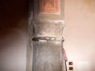 Ultima cappella Nord -  Stemma Sabaudo - Parrocchiale della Madonna del Rosario a Bernezzo