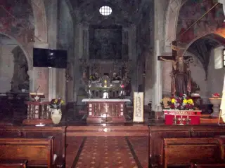 Presbiterio - Parrocchiale della Madonna del Rosario a Bernezzo