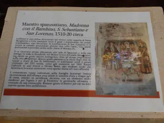 Pannello illustrativo - Chiesa di San Gottardo a Camino