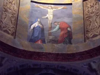 Cappella antica, volta - Cappella della Madonna del Castello a Caraglio