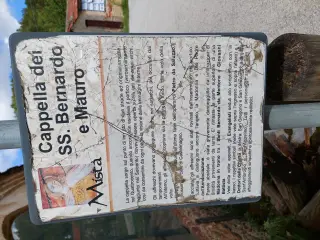 Pannello illustrativo - Cappella di San Bernardo e Mauro a Valgrana