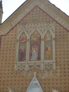 Trittico Madonna col Bambino e Santi - Parrocchiale dei Santi Cosma e Damiano a San Damiano Macra