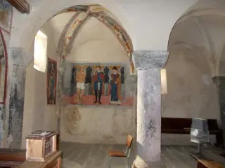 Testata navata destra - Chiesa di San Pietro o San Peyre a Stroppo