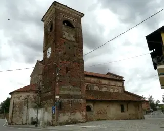 Fianco sinistro, abside e campanile - Parrocchiale di San Michele Arcangelo a Balocco