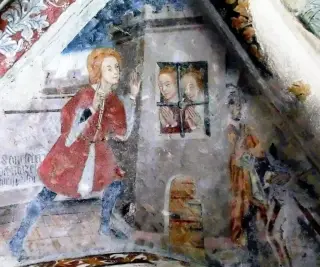 Affreschi - Parrocchiale di San Pietro a BardonecchiaFrazione Rochemolles