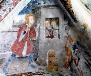 Affreschi - Parrocchiale di San Pietro a BardonecchiaFrazione Rochemolles