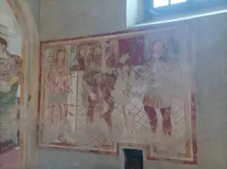 Affreschi - Chiesa o Oratorio dei Santi Vito e Modesto o di Santa Maria a Bellinzago NovareseFrazione Cavagliano