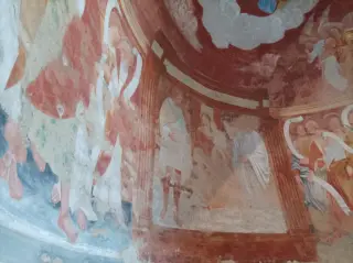 Affreschi - Chiesa o Oratorio dei Santi Vito e Modesto o di Santa Maria a Bellinzago NovareseFrazione Cavagliano