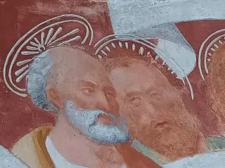 Affreschi - Chiesa o Oratorio dei Santi Vito e Modesto o di Santa Maria a Bellinzago NovareseFrazione Cavagliano