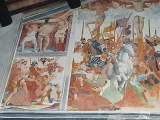 Crocifissione - Chiesa o Oratorio dei Santi Vito e Modesto o di Santa Maria a Bellinzago NovareseFrazione Cavagliano