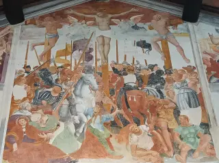 Crocifissione - Chiesa o Oratorio dei Santi Vito e Modesto o di Santa Maria a Bellinzago NovareseFrazione Cavagliano