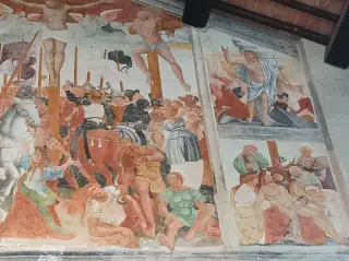 Crocifissione - Chiesa o Oratorio dei Santi Vito e Modesto o di Santa Maria a Bellinzago NovareseFrazione Cavagliano