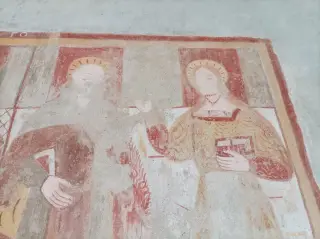 Affreschi - Chiesa o Oratorio dei Santi Vito e Modesto o di Santa Maria a Bellinzago NovareseFrazione Cavagliano