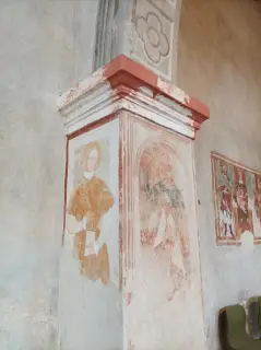 Affreschi - Chiesa o Oratorio dei Santi Vito e Modesto o di Santa Maria a Bellinzago NovareseFrazione Cavagliano