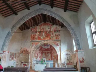 Interno - Chiesa o Oratorio dei Santi Vito e Modesto o di Santa Maria a Bellinzago NovareseFrazione Cavagliano