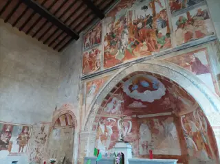 Abside - Chiesa o Oratorio dei Santi Vito e Modesto o di Santa Maria a Bellinzago NovareseFrazione Cavagliano