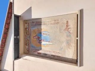 Affresco della Madonna col Bambino - Ex Cappella di San Biagio a Bernezzo