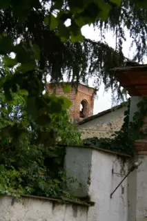 Campanile - Cappella della Madonna del Castello o San Sebastiano a Bagnolo Piemonte