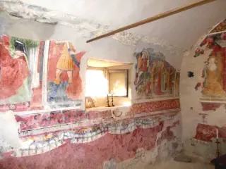 Parete sinistra - Cappella dell' Annunciata a ValmalaFrazione Chiot Martin