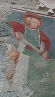 Affresco - Parrocchiale di Sant'Antonio Abate a AmenoFrazione Vacciago