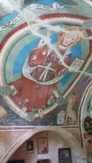 Cristo in Mandorla - Cappella della Madonna del Ponte a BoccioletoFrazione Fervento