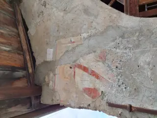 Affresco in facciata - Cappella di Sant'Antonio Abate a BorgosesiaFrazione Agnona