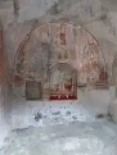 Affreschi interno - Cappella di Sant'Antonio Abate a BorgosesiaFrazione Agnona
