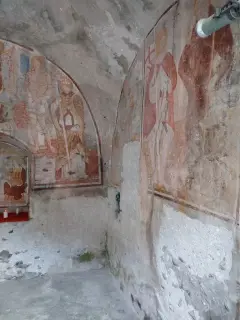 Affreschi interno - Cappella di Sant'Antonio Abate a BorgosesiaFrazione Agnona