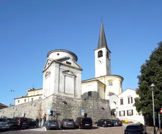 Vista da sud-est - Parrocchiale di Santa Maria Assunta a Borgo Ticino
