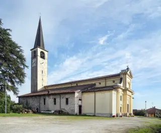 Fianco sinistro - Parrocchiale di Santa Maria Assunta a Borgo Ticino