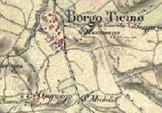 Carta degli Antichi Stati Sardi - Oratorio di San Michele a Borgo Ticino