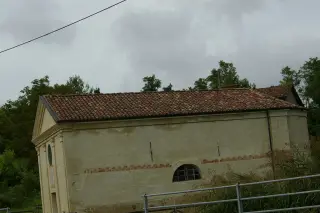 Facciata e fianco destro - Chiesa di Sant'Eusebio a Castelnuovo Don Bosco