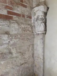 Colonna e capitello - Pieve di Sant'Andrea a Cerreto d'AstiFrazione Casaglio