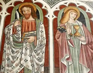 Affreschi - Chiesa Cimiteriale di San Giovanni Battista a Roccaverano