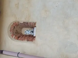 Monofora tamponata - Chiesa di Santa Maria de Flesco o Madonna delle Ciappellette a Rocchetta Tanaro