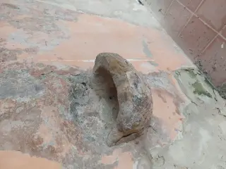 Acquasantiera - Chiesa di Santa Maria de Flesco o Madonna delle Ciappellette a Rocchetta Tanaro